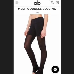 Alo goddess mesh leggings